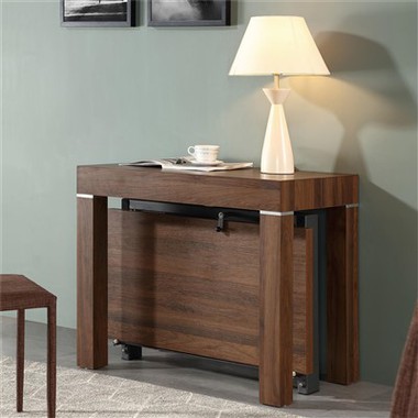 Klassieke houten uitschuifbare consoletafel